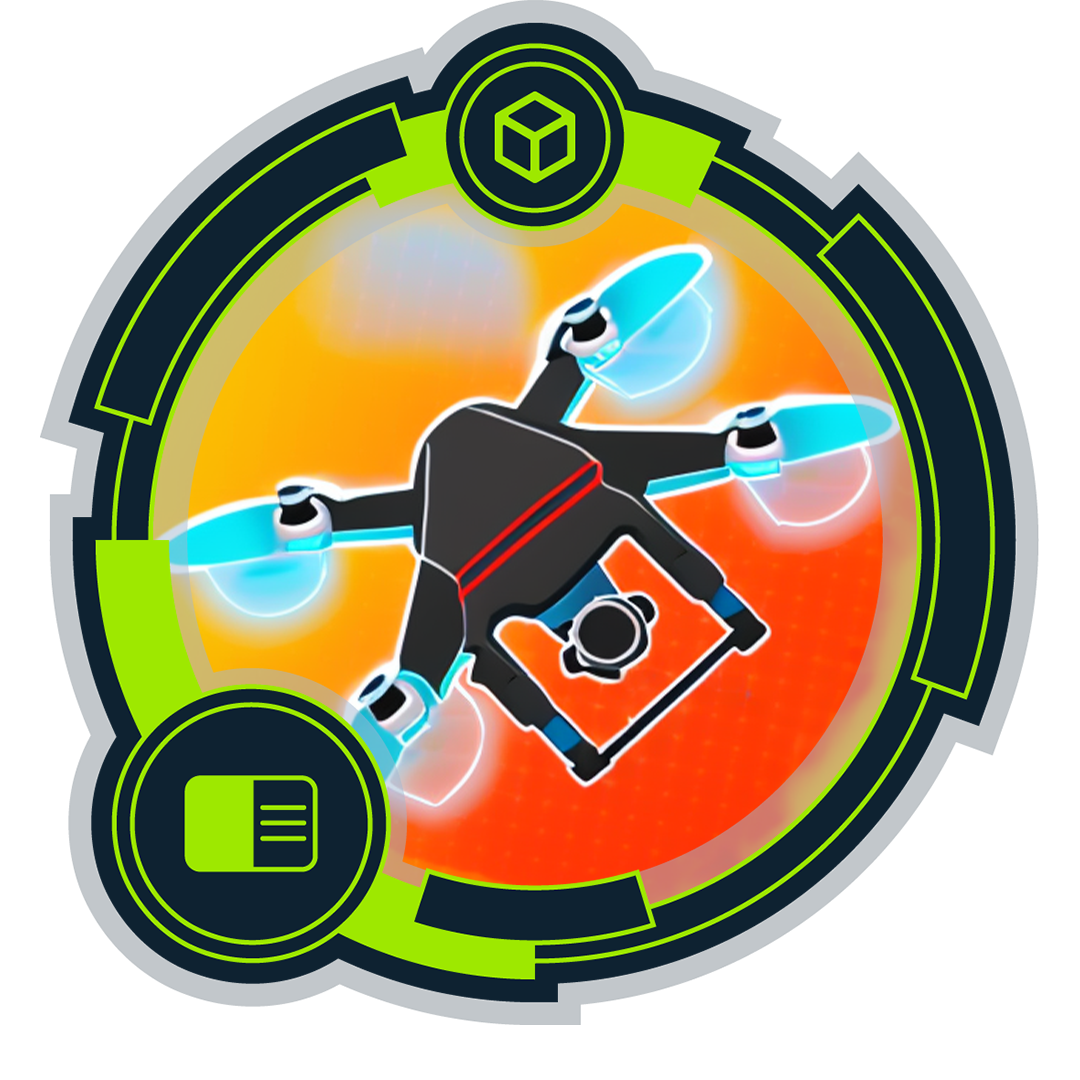 Airborne delivery badge