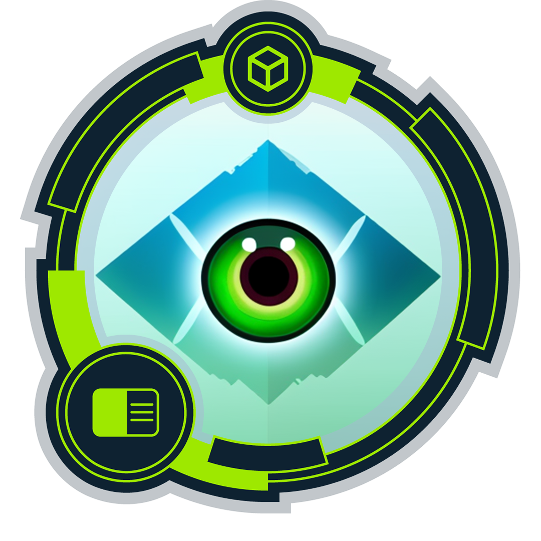 The eye that sees all badge